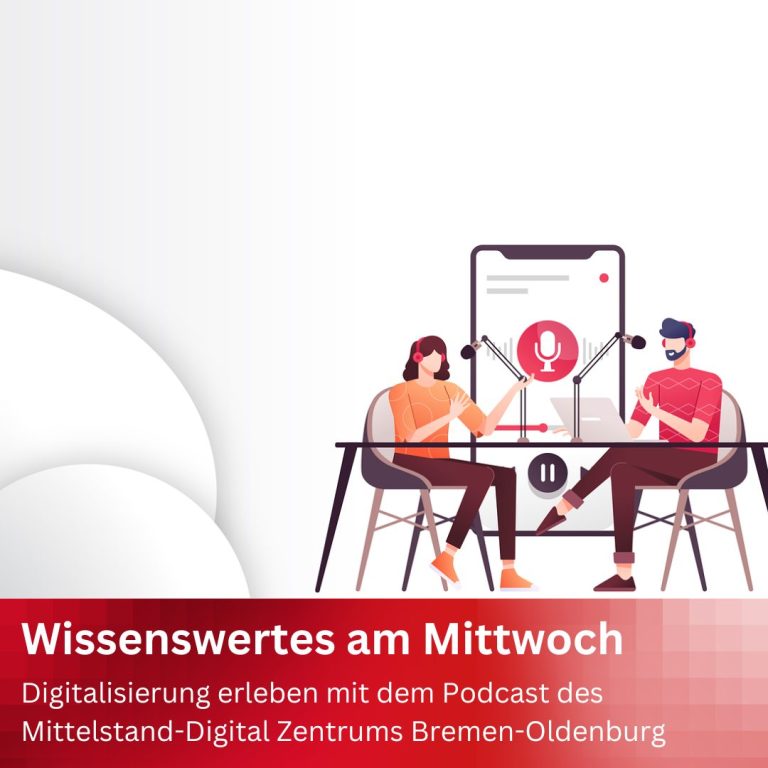 Digitalisierung erleben mit dem Podcast des Mittelstand-Digital Zentrums Bremen-Oldenburg