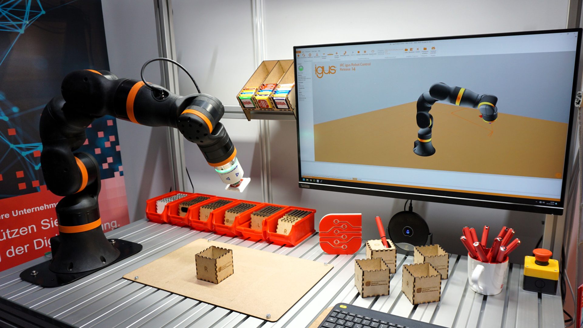 Digitalisierung zu Mittag: Fertigung mit kollaborativen Robotern